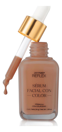 Zermat Eleganzza Reflex, Nuez Facial Serum Com Cor, 1,20 Oz