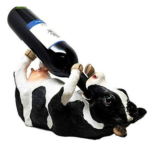 Porta Botella De Vino Vaca Holstein