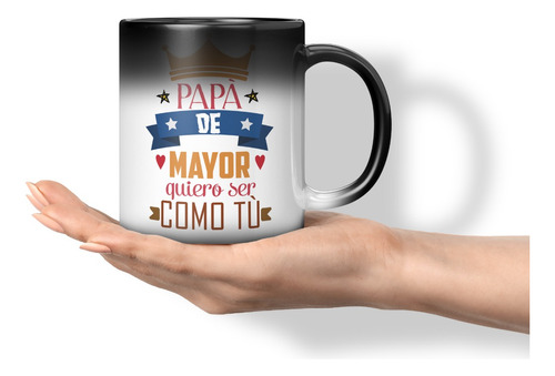 Taza Magica Cambia Color Dia Del Padre 5 - 11 Onzas