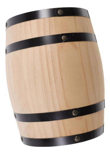 Dispensador De Whisky Retro En Barril De Roble Para M Beige