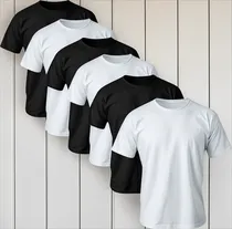 Comprar Kit 6 Camisetas Masculina 100% Algodão Básica Premium 30.1