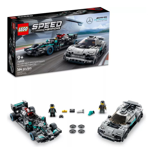 Kit Lego Mercedes Amg F1 W12 E Y Amg Project One Set 564 Pzs