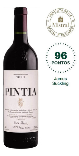 Vinho Tinto Pintia 2018 Bodegas Vega Sicilia 750ml