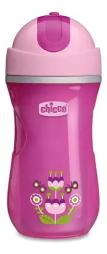 Copo Infantil Para Menina Sport Cup Violeta 266ml Chicco