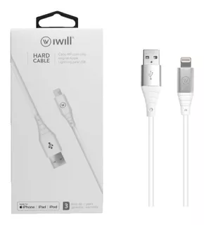 Cabo Usb Mfi Homologado 1m Para iPhone 5 6 7 8 X Xr 11 12 13