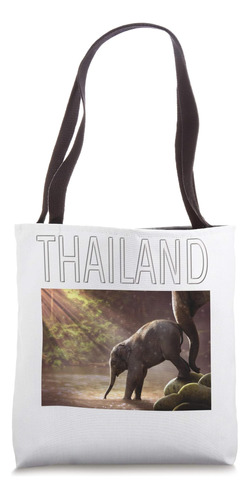 Tailandia El Reino De Los Elefantes Bolsa De Tela
