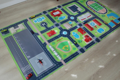 Pista Hotwheels Lona - Tamanho 147x100cm