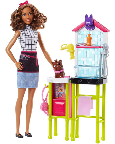 Muñeca Barbie Para Peluqueria De Mascotas