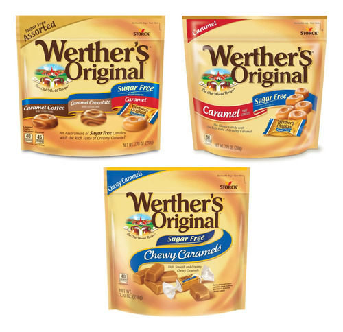 Werther's Original - Caramelos Duros Y Caramelos Suaves, Paq