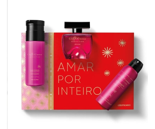 Kit Presente Natal Coffee Woman Seduction - O Boticário