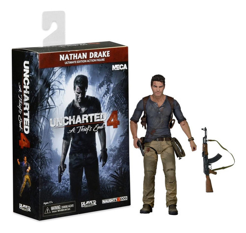 Mz Neca Uncharted 4: O Fim Do Universo Nathan Drake Figura