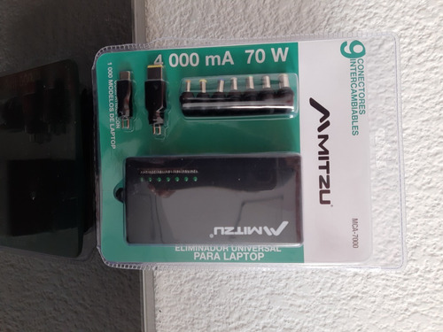 Cargador Para Laptop Multimarcas Mitzu 9 Conectores 70w