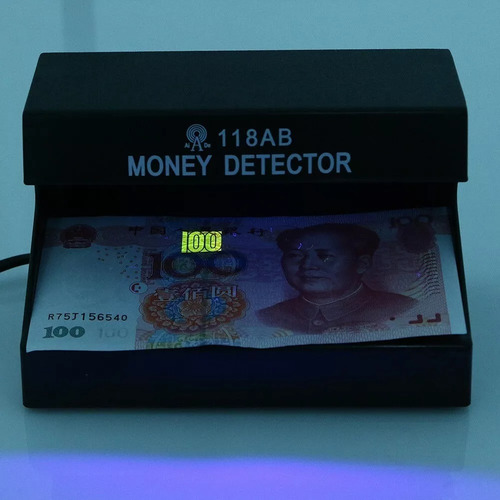 Máquina Detector De Billetes Falsos De Mesa 220 V