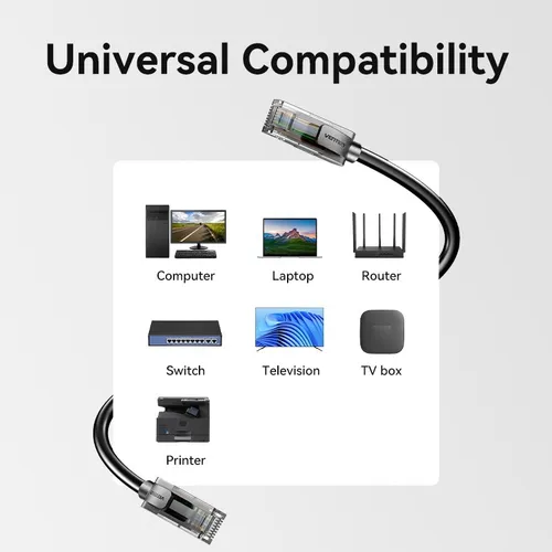 Cable De Red Rj45 Cat5e Ethernet Patch 0.5 M Vention