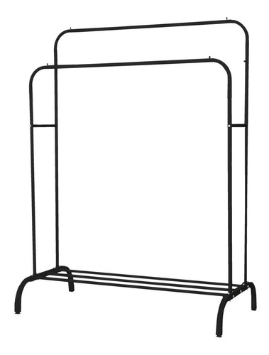 Imagen 8 de 10 de Perchero Para Ropa Percha Metal Organizador Estante Doble