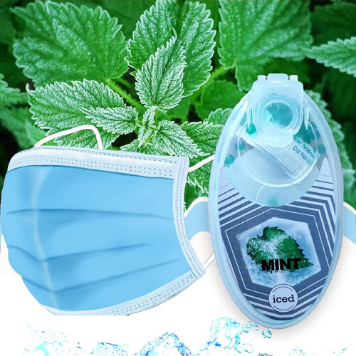 Cuentas Ambientadoras 400 Unidades Menta Azul Para Mascarill Color 0 Mm 0 Mm
