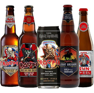 10 Robinsons Trooper Iron Maiden Beer Beer Mats *NEW*