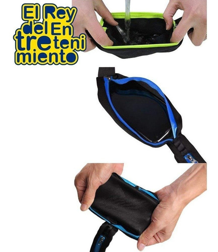 Imagen 4 de 7 de Bolso Riñonera Deportiva Expansible Celular Running - El Rey