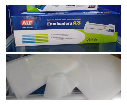 Enmicadora A3 Ale Nueva +  Micas Carnet,a4 Y A3