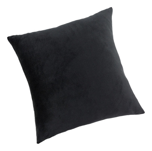 Imagen 1 de 3 de Funda De Almohada Para Decoración Del Hogar Negro 60 X 60cm