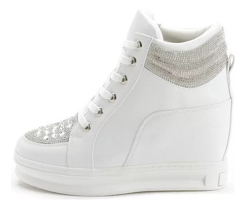 Zapatos Casuales Zapatillas De Deporte Cuña Zapatillas Altas
