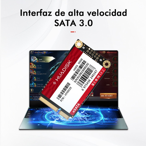 Disco Rígido Interno De Estado Sólido Huadisk Msata 128gb Sa