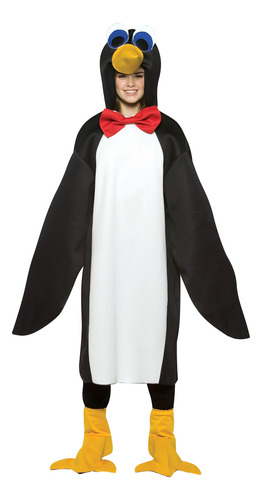 Disfraz De Pinguino Adolescente Ligero Rasta Imposta