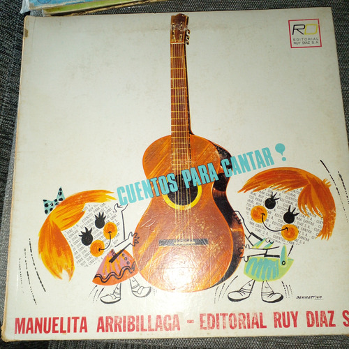 Cuentos Para Cantar Disco De Vinilo  Manuelita Arribillaga