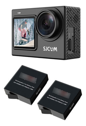 Kit Cámara Más 2 Baterías Sjcam Sj6 Pro 24mp 4k 60 Fps