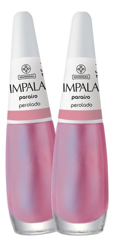 Impala A Cor Da Moda Perolado Paraiso Esmalte 2uni