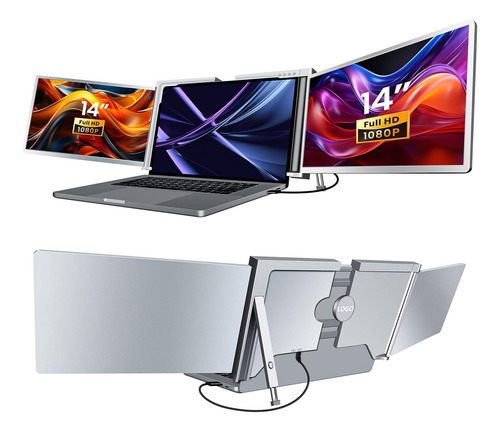Extensor De Pantalla De La Computadora Portátil Triple De Ra