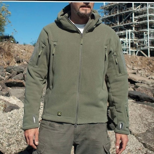 Chaqueta Polar Táctica Hombre Outdoor