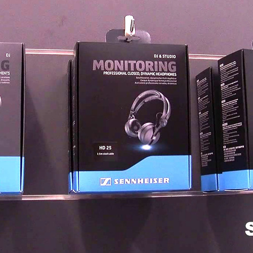 Sennheiser Hd 25 - Fone De Ouvido Para Djs Loja Oficial Cor Black