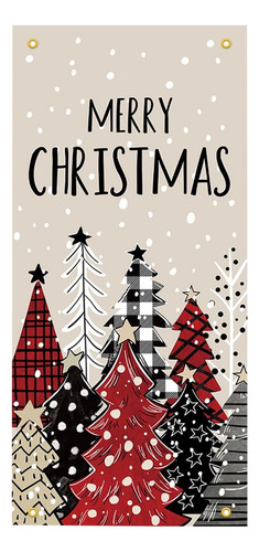 Cubierta Para Puerta De Navidad Para Árbol De Navidad,