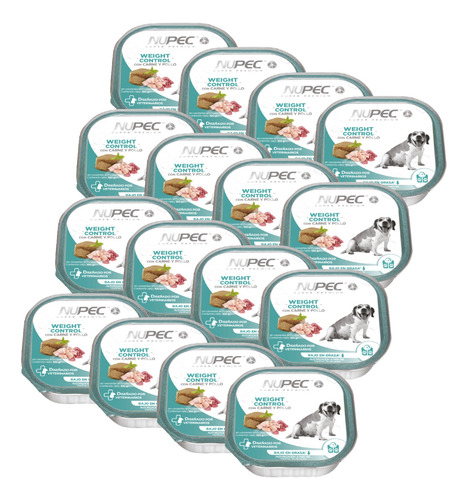 16 Latas Nupec Weight Control 100g | Control De Peso