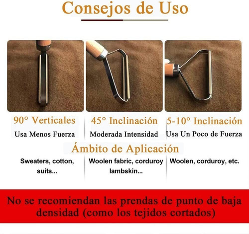 W Removedor De 3 Piezas De Pelusas Portátil Para