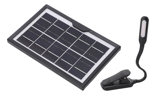 Lámpara De Mesa Portátil Con Clip Solar Recargable De 5 V