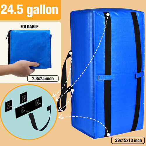 Juego De 4 Bolsas De Almacenamiento Grandes Y Resistentes, B
