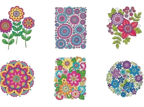 Flores Colección Mandalas Colores Trillas