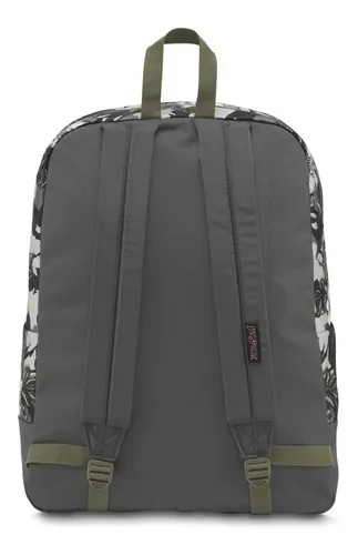 Jansport negra con flores clearance