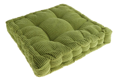 40 X 40cm Cojín De Silla Cuadrada De Suave Y , Textil Verde