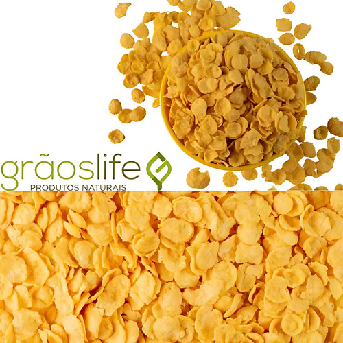 Cereal Matinal Corn Flakes Sem Açúcar 1 Kg Sem Glúten