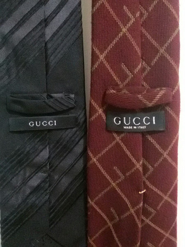 Corbatas Gucci Como Nuevas Super Elegantes