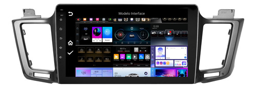 Multimidia Rav4 13/19 Octacore 10p Android 14 4gb 64gb 4g