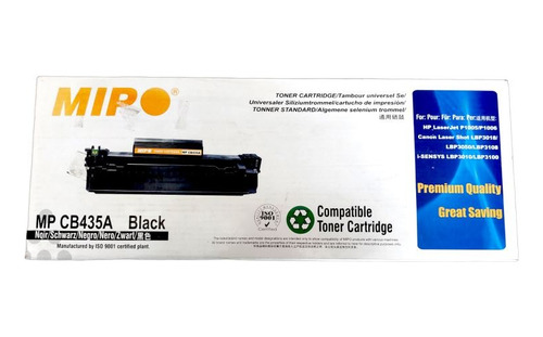 Toner Hp Mip Cb435a Negro