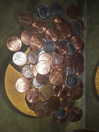 Moneda One Dime Y One Cent Americanas Coleccion Desde 1977 (Usado)