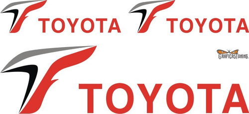 Imagen 1 de 2 de Calcomanías Kit Toyota F1 - Calcos Ploteados Graficastuning