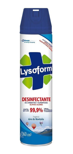 Lysoform Desinfectante Aerosol Aire De Montaña - 3 Unidades