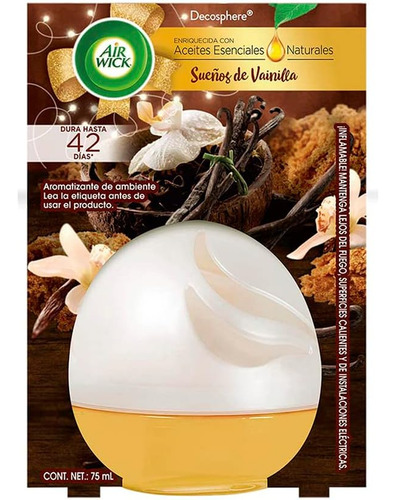 6 Aromatizantes Ambiental Aroma Vainilla Orquidea 75ml
