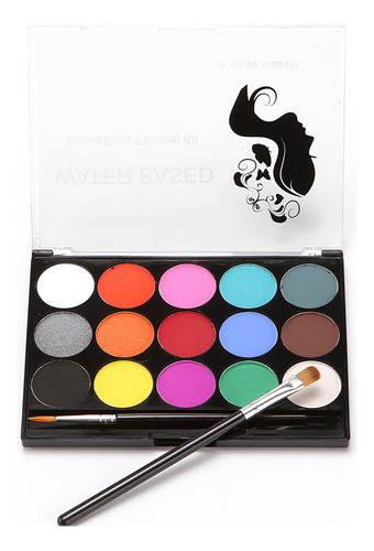 Kit De Pintura Facial Com Cores Party Face & Body Paint Cosp